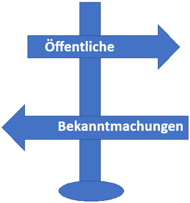 Bild: Logo öffentliche Bekanntmachungen