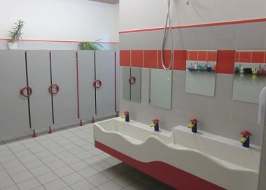 Bild: Neu gestalteter Sanitärbereich