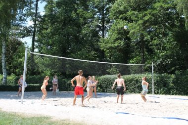 Bild: Beach-Volleyball.