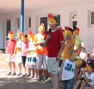 Bild: Vorführung der Betreuenden Grundschule.