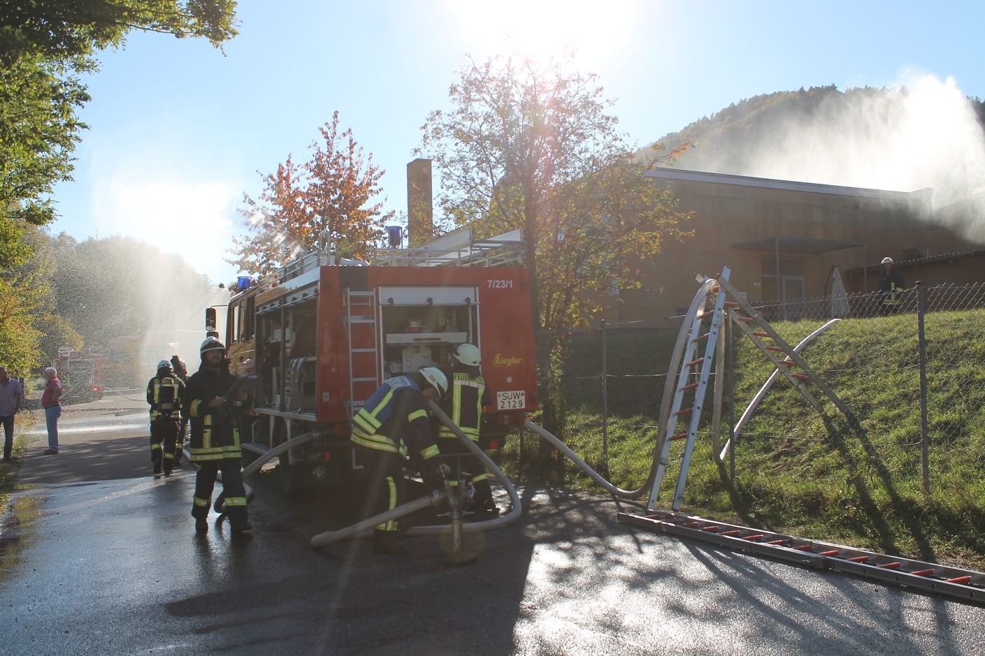 Bild: Jahresabschlussübung FF in Ramberg