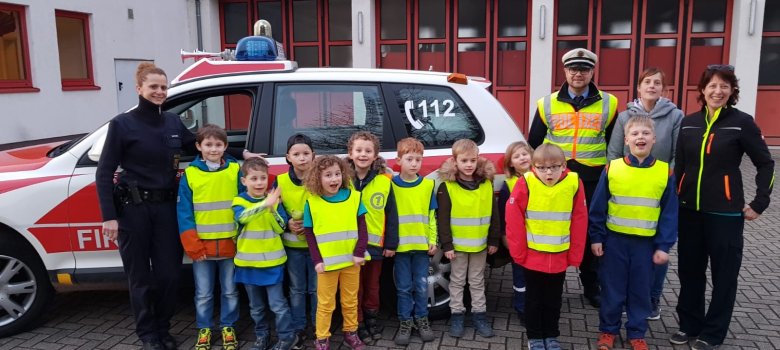 Bild: Bambini-Gruppe der Feuerwehr Annweiler am Trifels