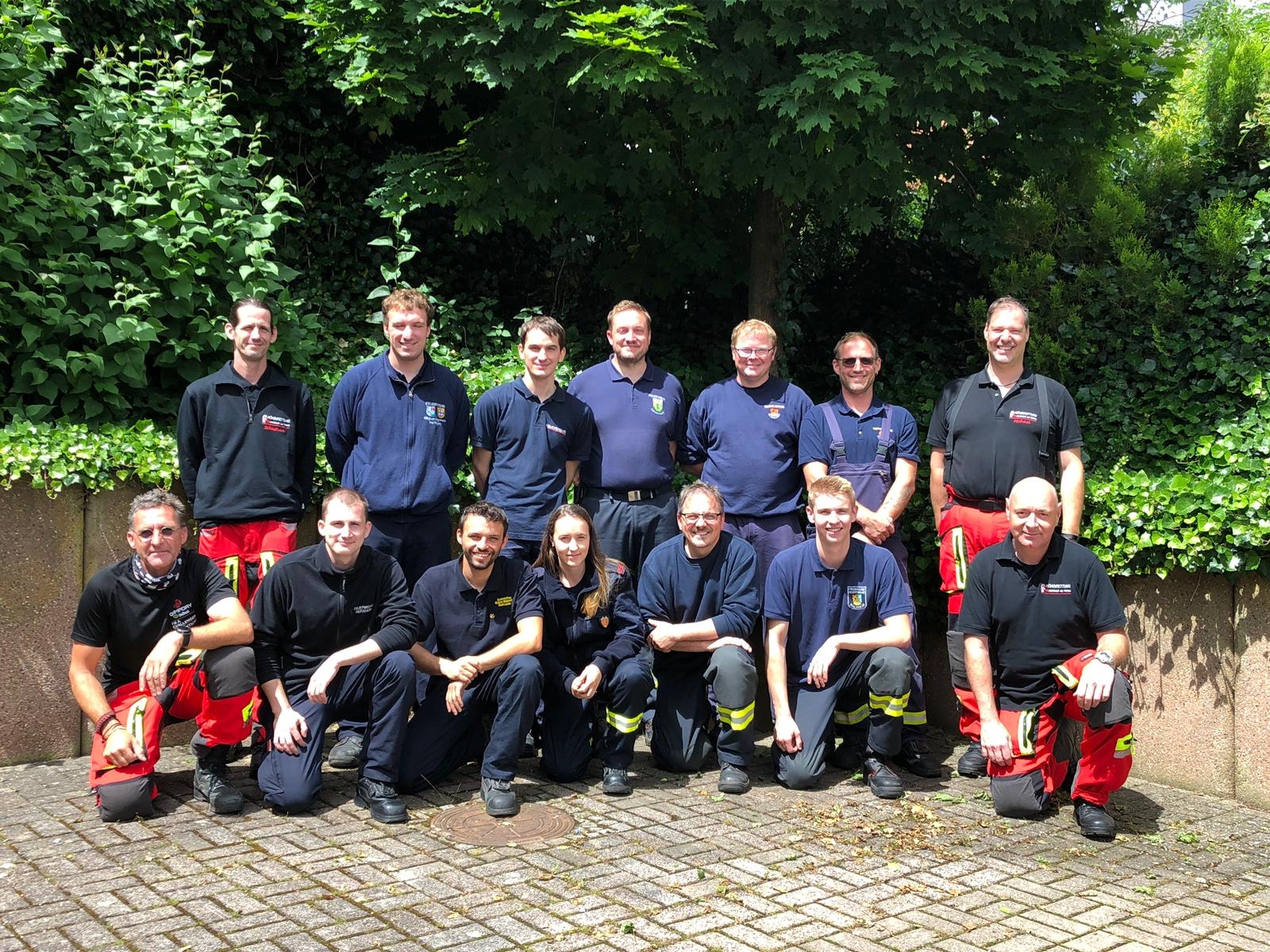 Lehrgang mit der Höhenrettungsgruppe Wernersberg