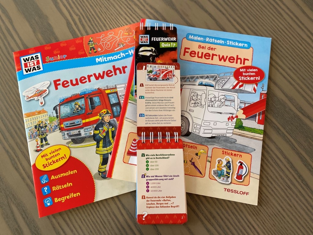 Die Geschenke an die Jugendfeuerwehr. 
