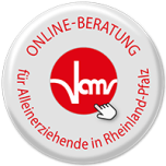 Bild: Logo Online-Beratung für Alleinerziehende in Rheinland-Pfalz