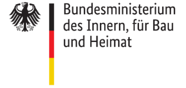 Bild: Logo des Bundesministerium des Innern, für Bau und Heimat