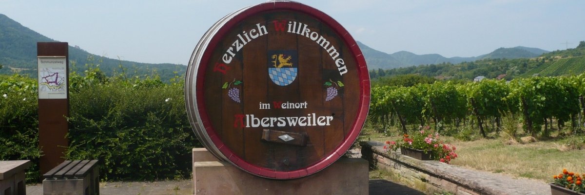 Bild: Herzlich Willkommen in Albersweier