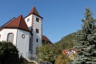 Bild: Ortsansicht von Wernersberg mit Kirche
