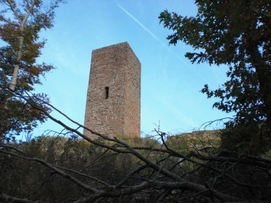 Bild: Bergfried der Burg Münz